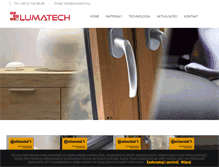 Tablet Screenshot of lumatech.eu